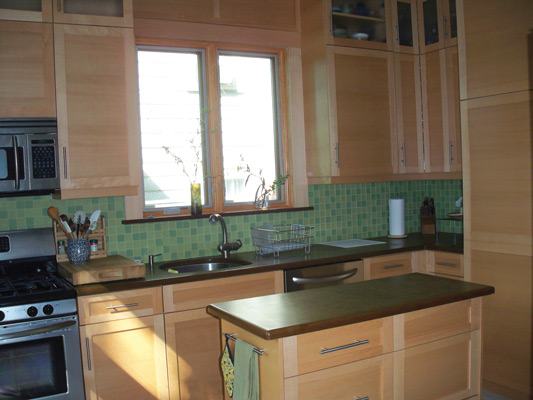 A TUBULAR SKYLIGHT will bring natural light into the bathroom.